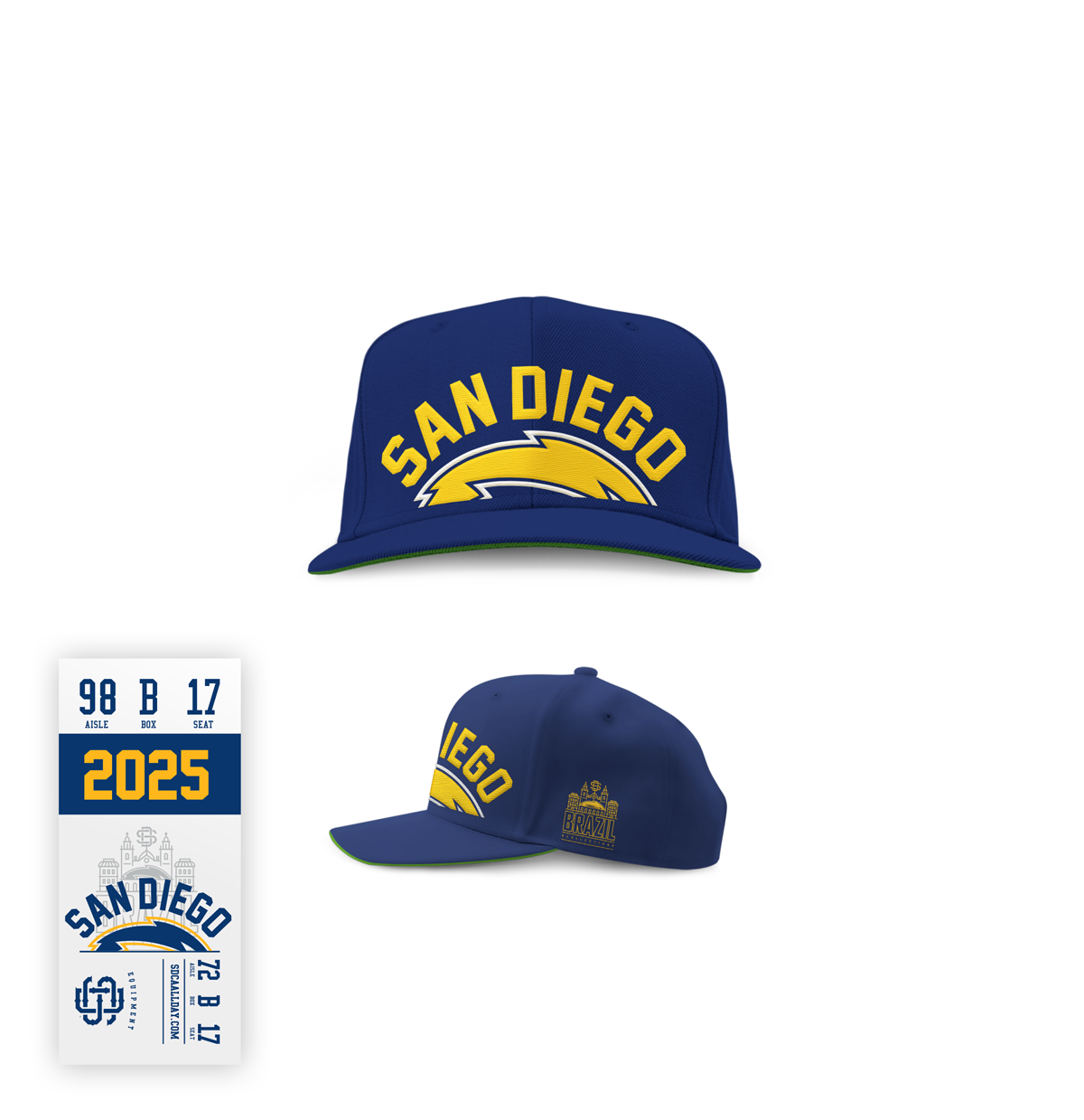 SD4EVER BRAZIL 2025 (Limited Edition) - Navy Snapback