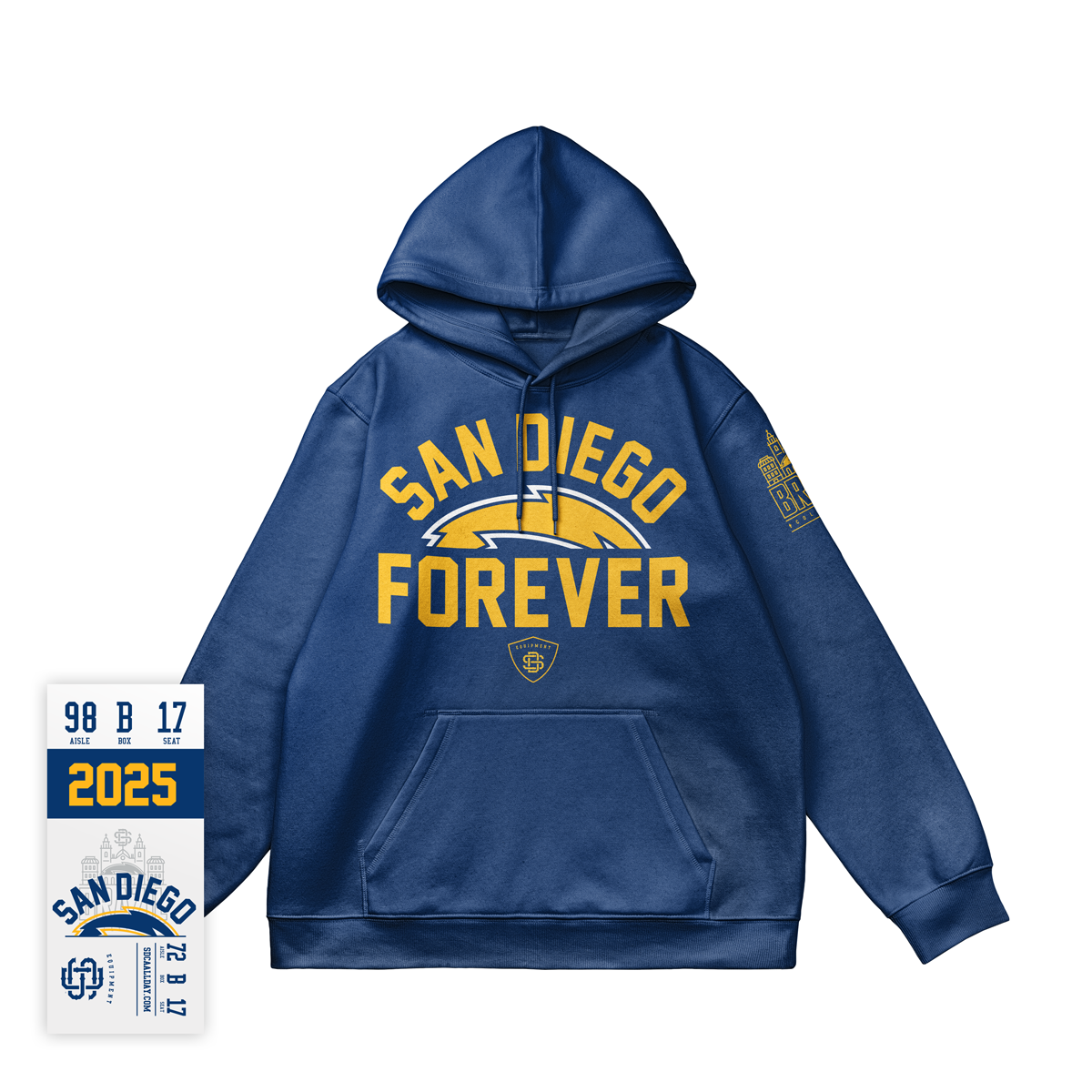 SD4EVER BRAZIL 2025 (Limited Edition) - Navy Hoodie