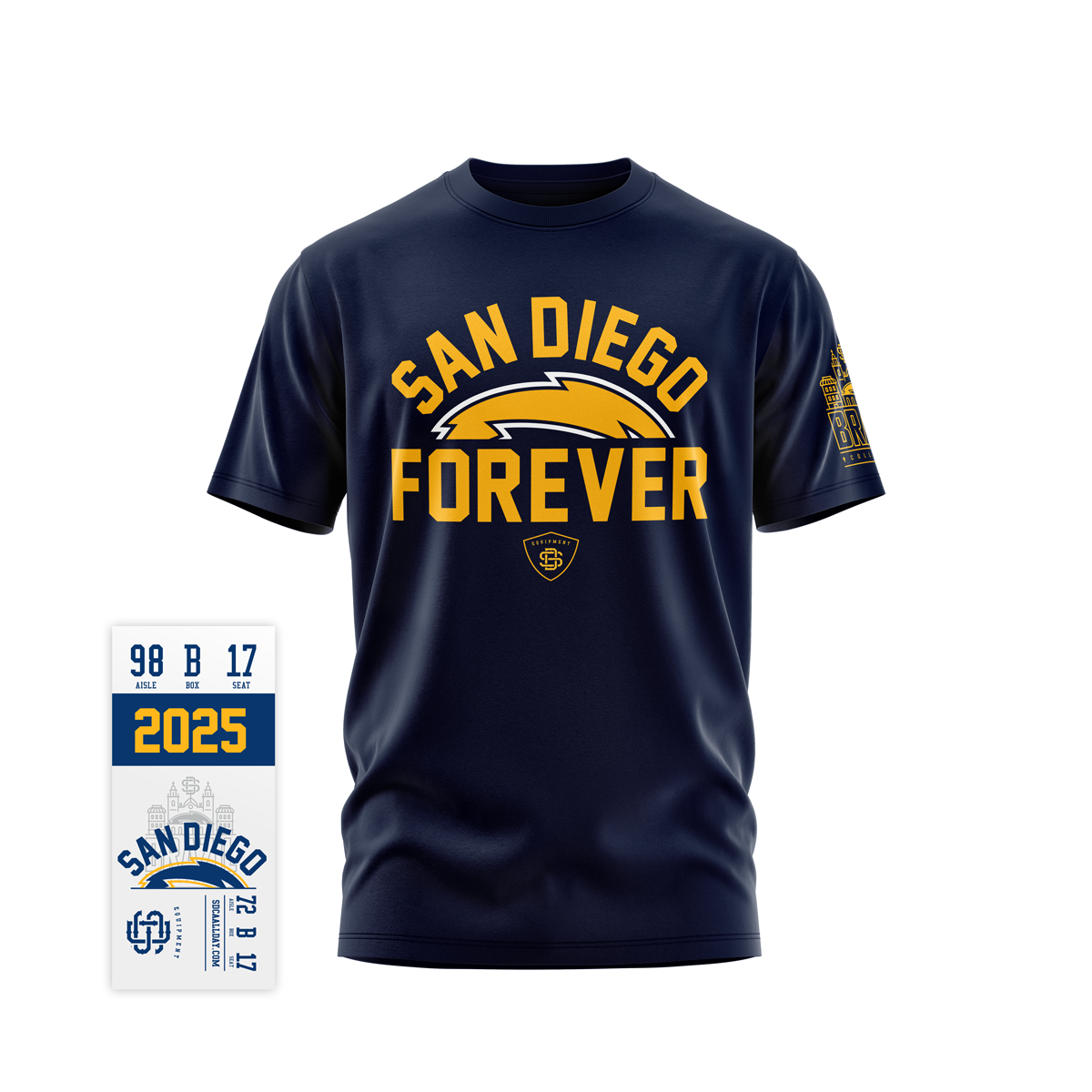 SD4EVER BRAZIL 2025 (Limited Edition) - Navy Tee