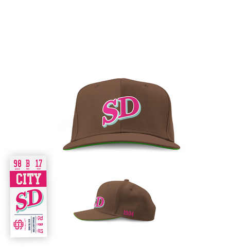 SD Neighborhood C Snapback Brown