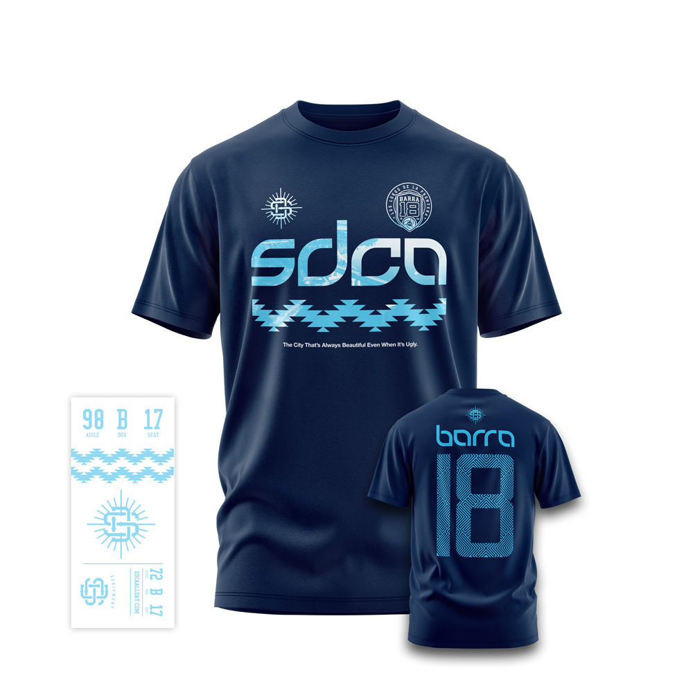 SDCA X Barra 18 - Away Kit (T-Shirt)