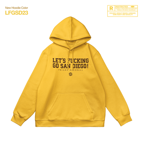 LFGSD 2023 Gold Hoodie